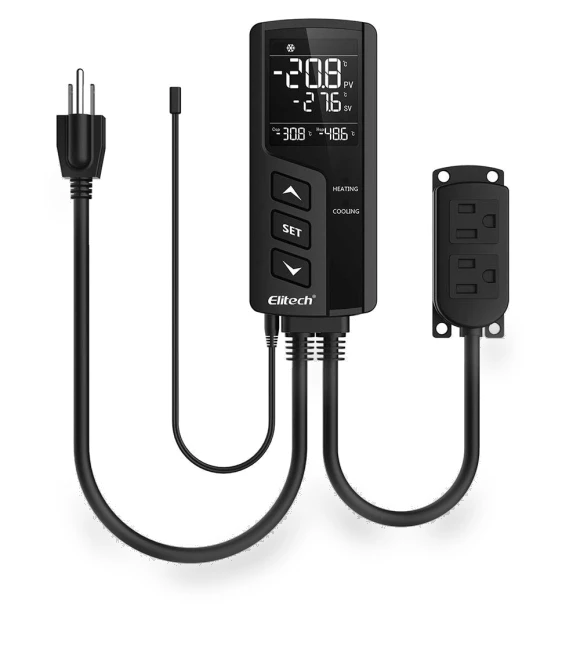 Dual Heating and Cooling Temperature Controller — Home Climate Control, Elitech