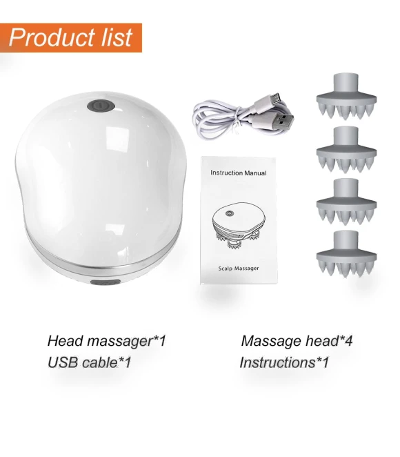Electric Smart Head Scalp Massager — Head Relaxation Tools, BC Pet Supplies