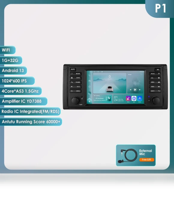 Intelligent 8GB 128GB Voice Control AI 2 DIN Android Auto Radio — Stereo Receivers, Hizpo