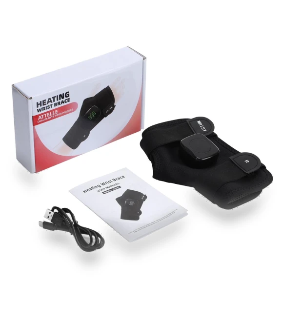 Magnetic Therapy Wrist Support with Heating and Removable Controller — Magnetic Therapy, BC Pet Supplies