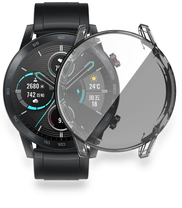 Soft 360 Full Cover Plating TPU Watch Case Screen Protector — Smartwatch Protectors, PortVigor