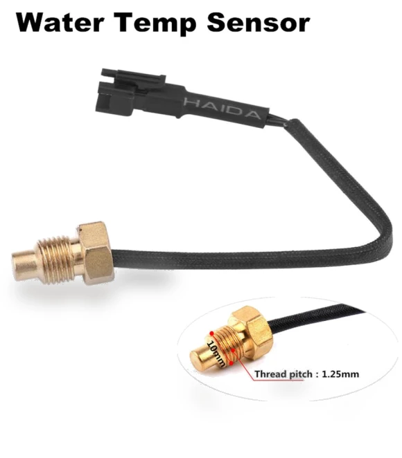 Universal Water Temperature Gauge Meter Sensor Connector — Water & Oil Temperature, happybuySE