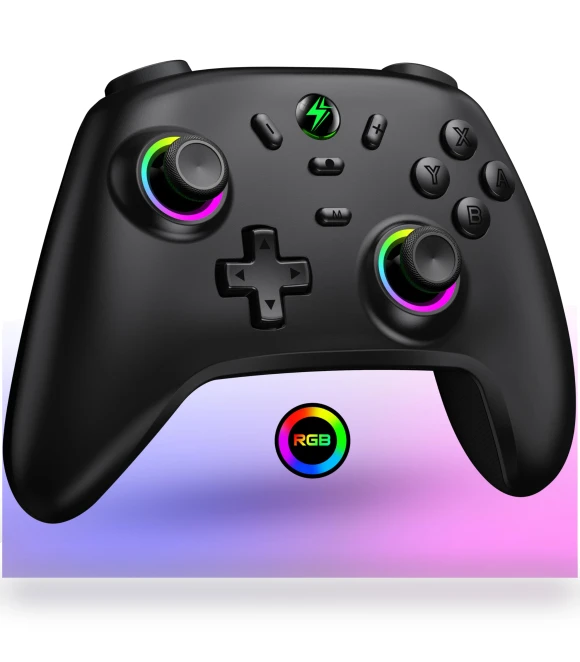 Wireless Controller with RGB Lighting and App — Gaming Controllers, DOKI DOKI MARKET