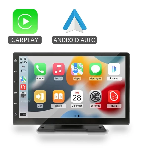 9-inch CarPlay Android Auto Car Radio — Stereo Receivers, ZoomSpark
