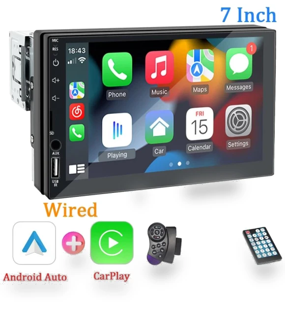 Car Multimedia Player with Carplay and Android Auto — Stereo Receivers, ZoomSpark