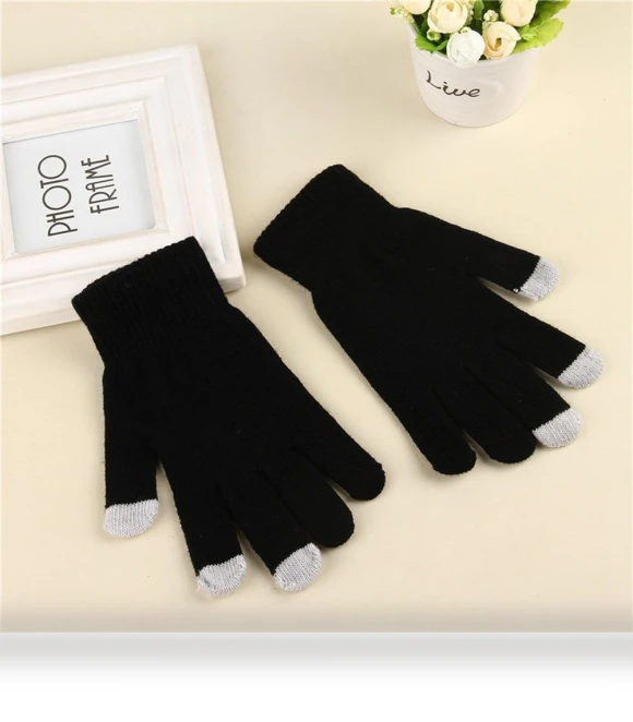 Fashionable Elastic Warm Full-Finger Touchscreen Gloves — Gloves, ZapetuVigo