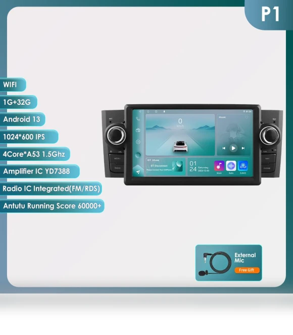 Intelligent Bluetooth RDS FM DSP 8-Core DSP Car Multimedia Player — Navigation & GPS Accessories, OSSURET