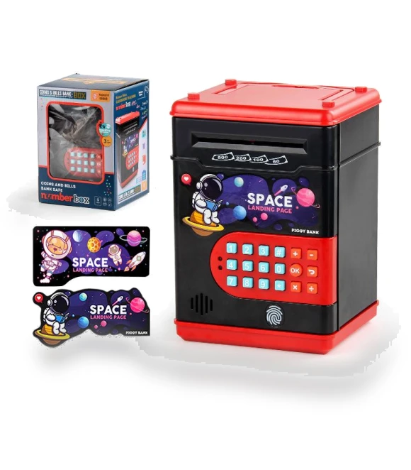 Intelligent Sensor Fingerprint Password Box Piggy Bank — Savings & Piggy Banks, TK Toys