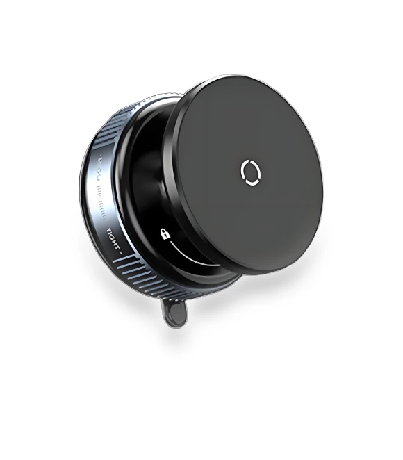 Magnetic Phone Holder with Vacuum Suction — Dashboard Installation Kits, Meiteai-All