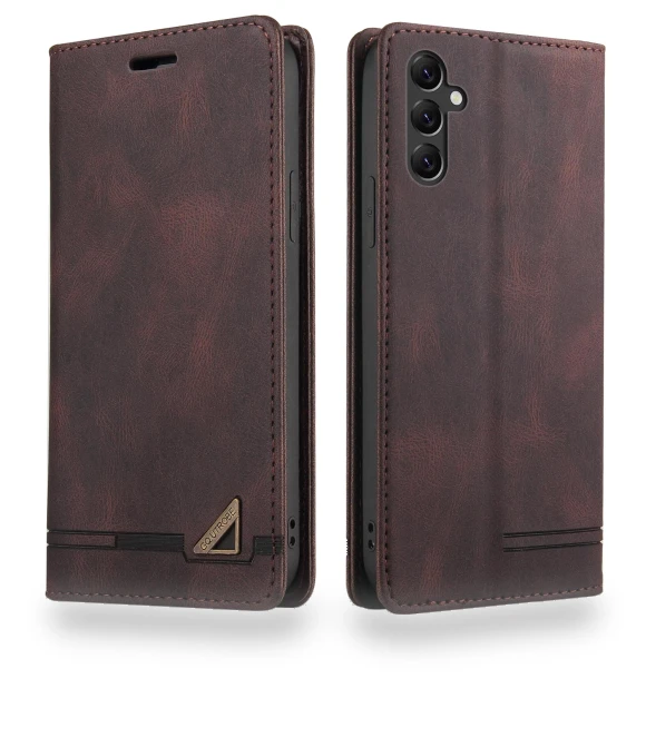 RFID Blocking Skin-touch Feeling Full Coverage PU Leather Stand Wallet Phone Case — Smartwatches, Smartwatch 2025