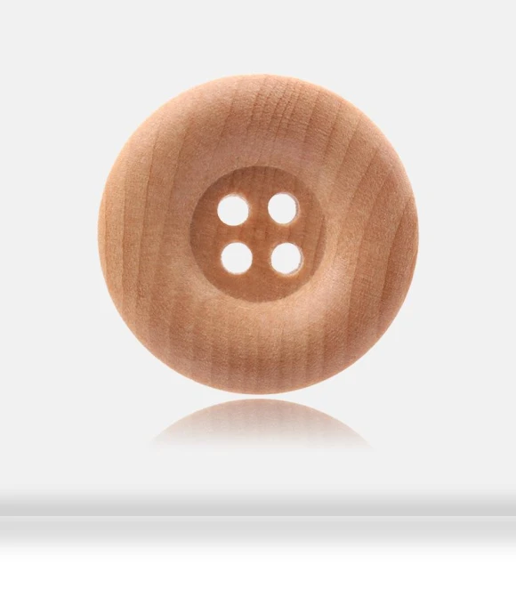 Round Wooden Smart Buttons — Buttons, Arts & Hobbies