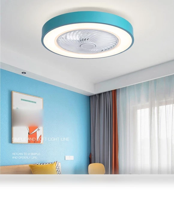 Smart Ceiling Fan with LED Light — Ceiling Fan Wall Controls, Decor Dream