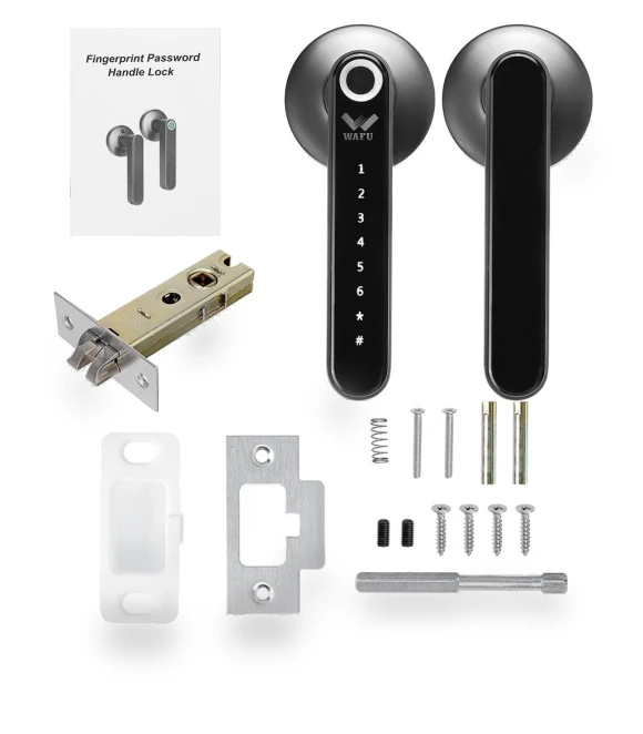 Smart Electronic Door Lock with Fingerprint — Smart Home Security, Decor Dream