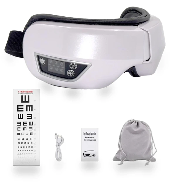 Smart Eye Massager with Air Cushion Vibration and Bluetooth Music — Rollers & Pens, Binchi Health Electronics
