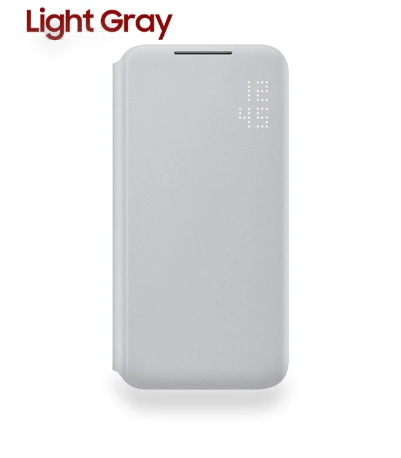 Smart LED View Wallet Flip Cover — Phone Accessories, Samsung