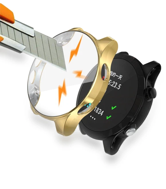 Smart Silicone Shell Electroplated Screen Film Protective Cover — Smartwatch Protectors, BeiyueZJ