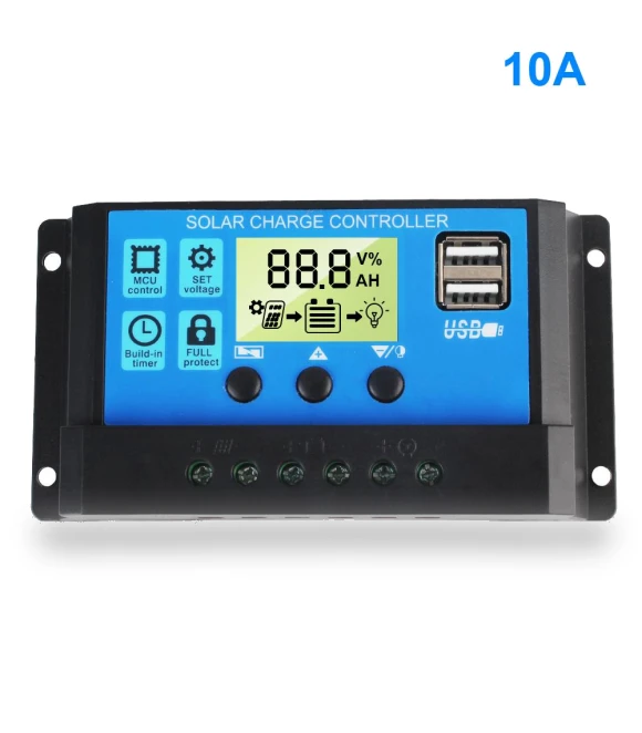 Solar Charge Controller with LCD Display — Chargers, ZoomSpark