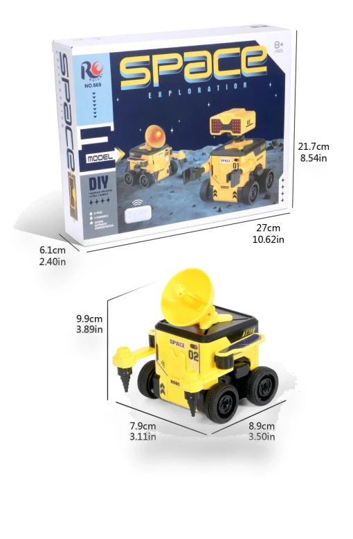 Space Exploration Remote Control Robot — Construction Kits, Happy Time For kids