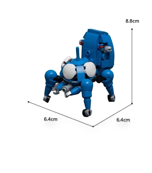 Tachikoma AI Chariot Robots Building Blocks — Construction Kits, FluxAtelier