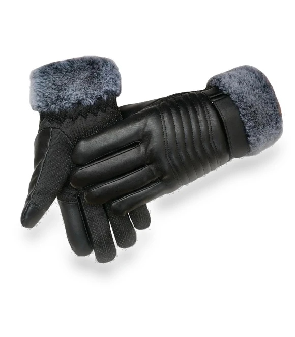 Winter Men's Touchscreen Leather Gloves — Gloves, Freedom Outdoors