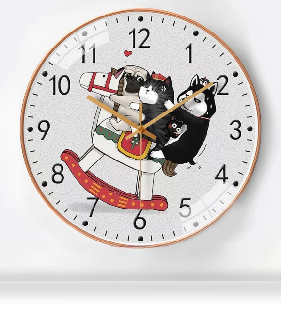 10-inch Creative Fully Automatic Radio Wall Clock — Clocks, Window glass film
