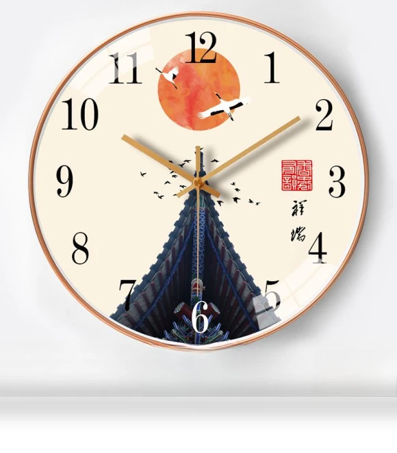 12-inch Creative Automatic Radio Clock — Clocks, Window glass film