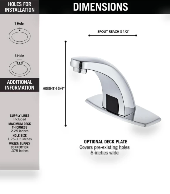 Automatic Infrared Touchless Faucet — Smart-Touch Kitchen Faucets, The Romantics