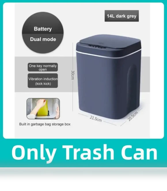 Automatic Sensor Smart Trash Can — Kitchen Cans, Simple and warm