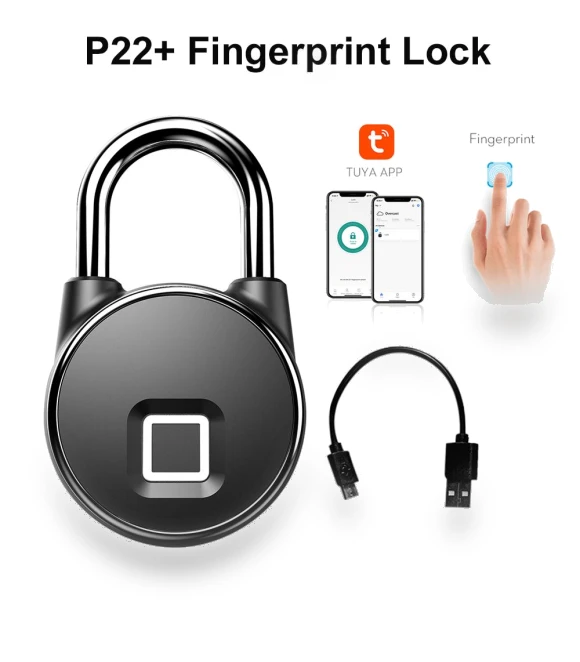 Biometric Door Lock with Fingerprint Scanner — Biometric Security, HOME-Auto-001