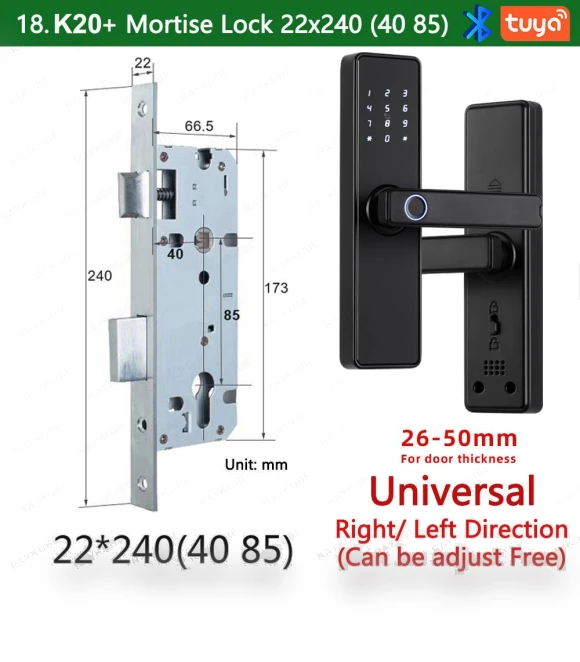 Biometric Fingerprint Door Lock — Smart Home Security, Crown Global