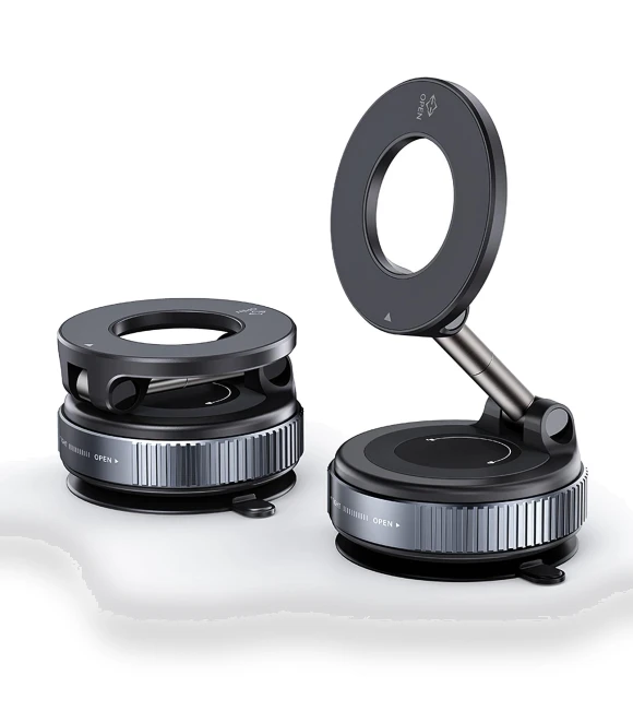 Car Phone Holder with 360 Intelligent Vacuum Adsorption — Dashboard Installation Kits, Auto Parts Decorate
