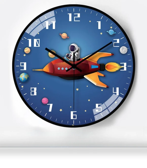 Creative Space Automatic Radio Wall Clock with Timer — Clocks, Window glass film