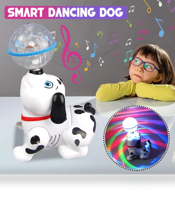 Electronic Walking Dancing Robot Dog — Interactive Animal Companions, Gouhuo