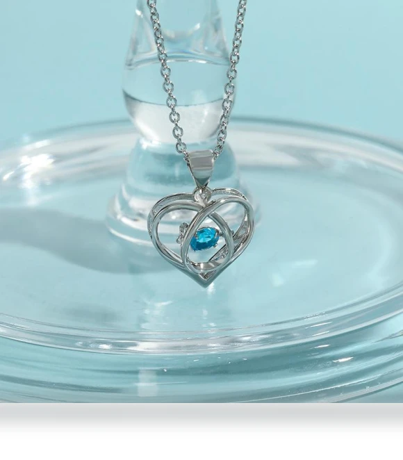 Festival Qixi Heart Pendant Smart Necklace — Smart Jewelry, Wipon
