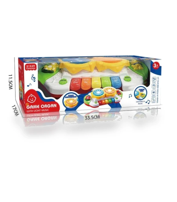 Hand Drum Smart Lights Music Songs Stories Early Education Toy Electronic Organ — Musical Toys, PawHaven