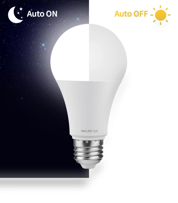 LED Light Bulb with Light Sensor — LED, HOME-Auto-001