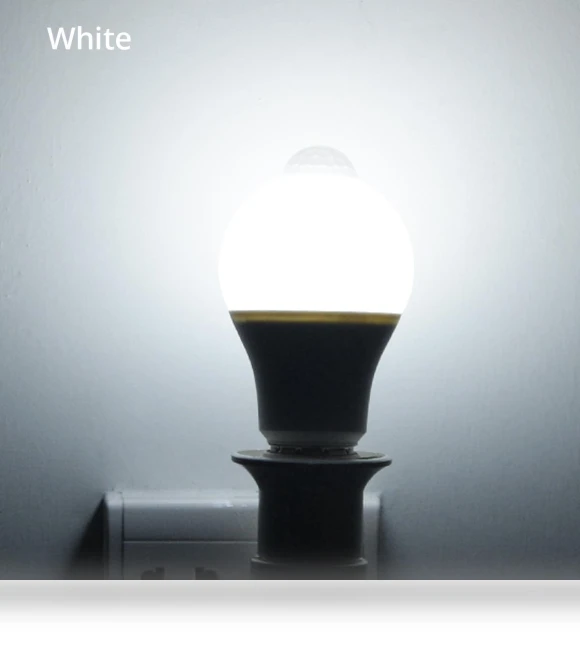 LED Motion Sensor Light Bulb — LED, HOME-Auto-001