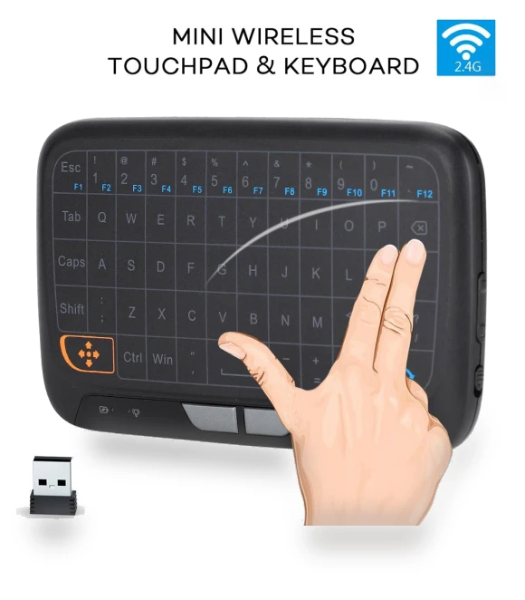 Mini Wireless Keyboard with Touch Panel — Keyboards, Zeblaze