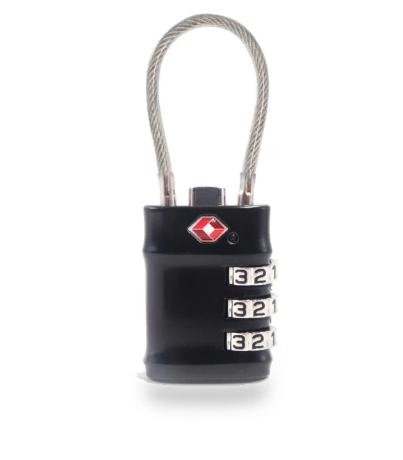 Portable Smart Combination Lock Padlock with Steel Cable — Luggage Locks, SZmohan