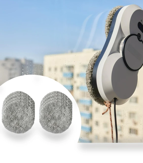 Replacement Pads for Window Cleaning Robot — Accessories, Moonice
