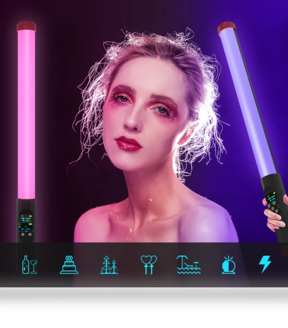 RGB Waterproof Photography Handheld Light Stick — Photography Lighting & Studio Equipment, PULUZ