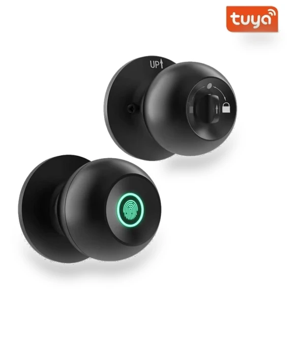 Smart Door Handle with Fingerprint Lock — Locks, The Romantics