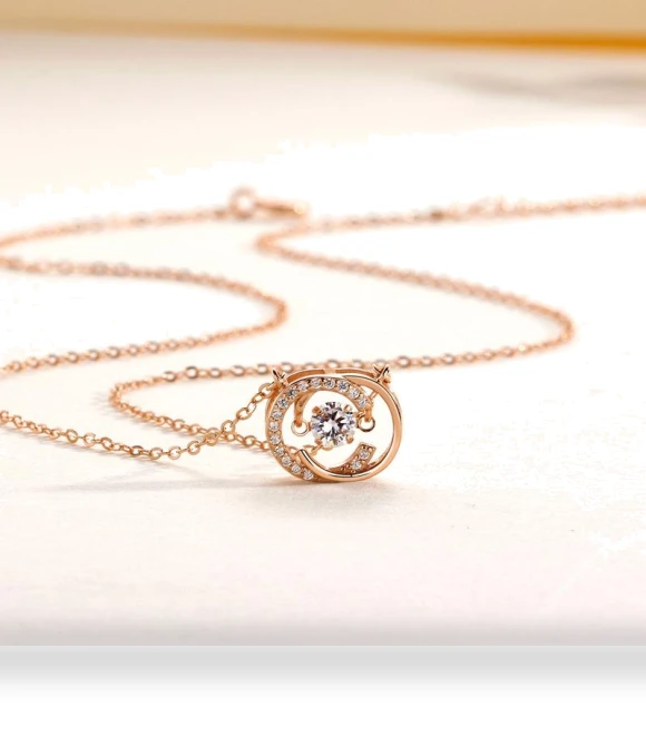 Smart Double Heart Ring Necklace — Smart Jewelry, All-match jewelry