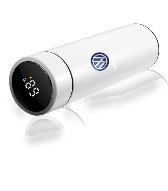 Smart Thermos Bottle with Temperature Display — Beverage Warmers, Volkswagen