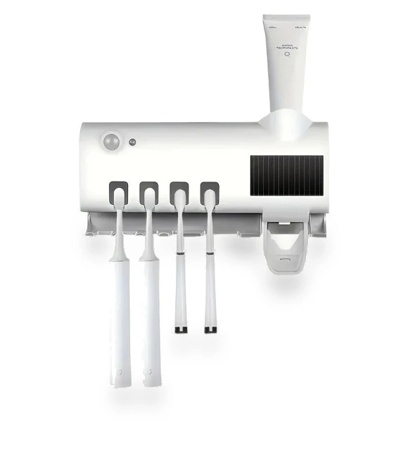 Smart Toothbrush Holder with Automatic Dispenser — Toothbrush Holders, weve