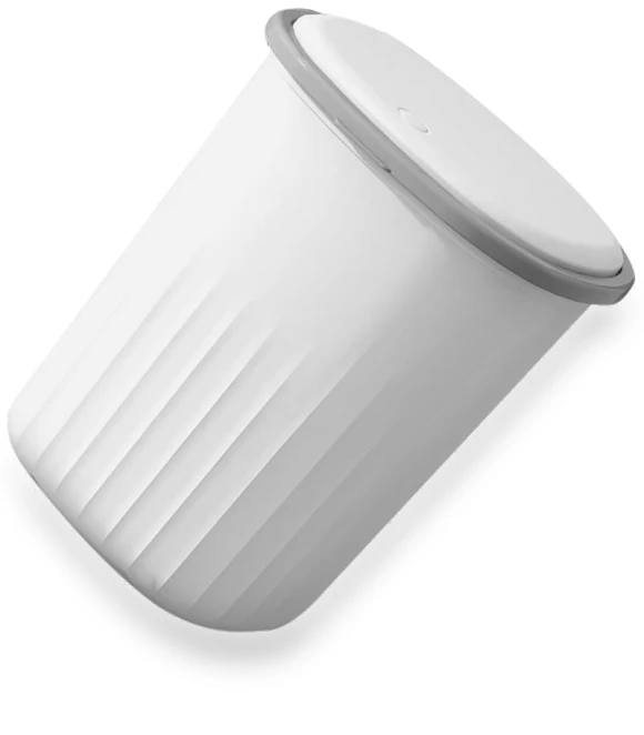 Smart Touch Trash Can — Kitchen Cans, Simple and warm