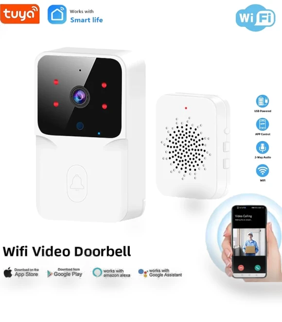 Smart Video Doorbell — Smart Home Security, HOME-Auto-001