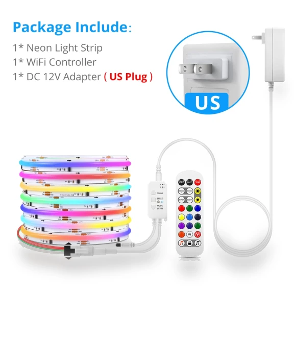 Smart WiFi RGBIC COB Neon LED Strip — LED Strips, HOME-Auto-001