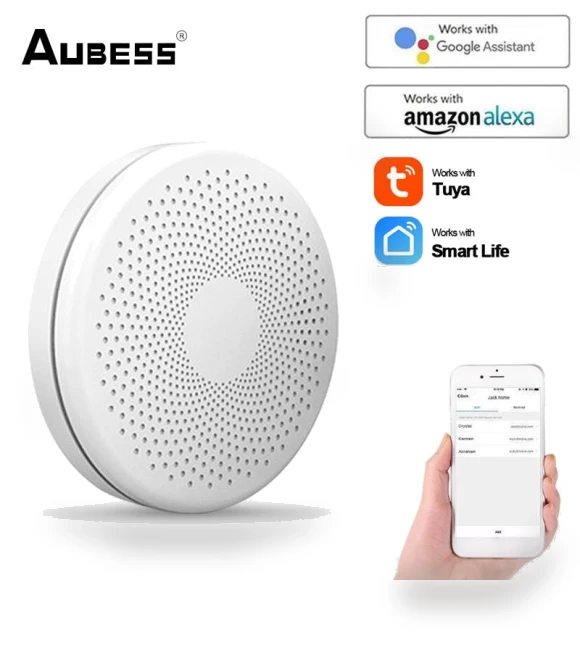 Smart WiFi Smoke and Carbon Monoxide Detector — Carbon Monoxide Detectors, HOME-Auto-001