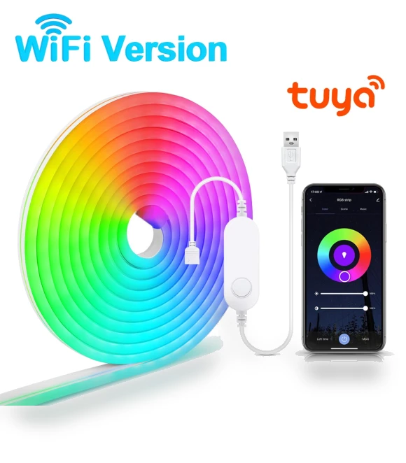 Smart Zigbee 3.0 USB 5V Neon LED Strip RGB WiFi — LED Strips, HOME-Auto-001